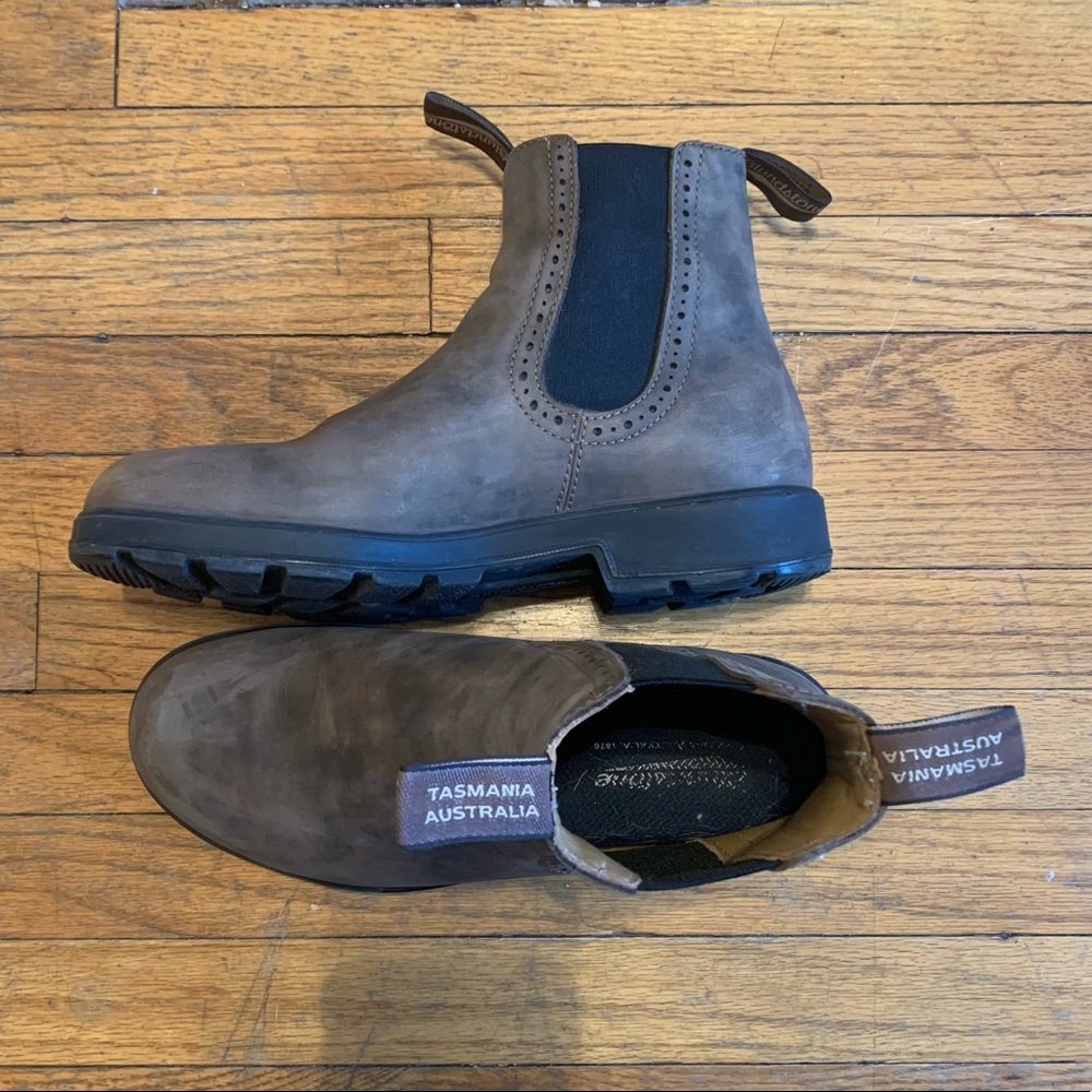 High-top Rustic Brown Blundstones